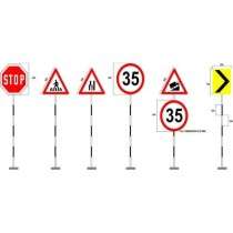 Retro-Reflective Traffic Sign Boards